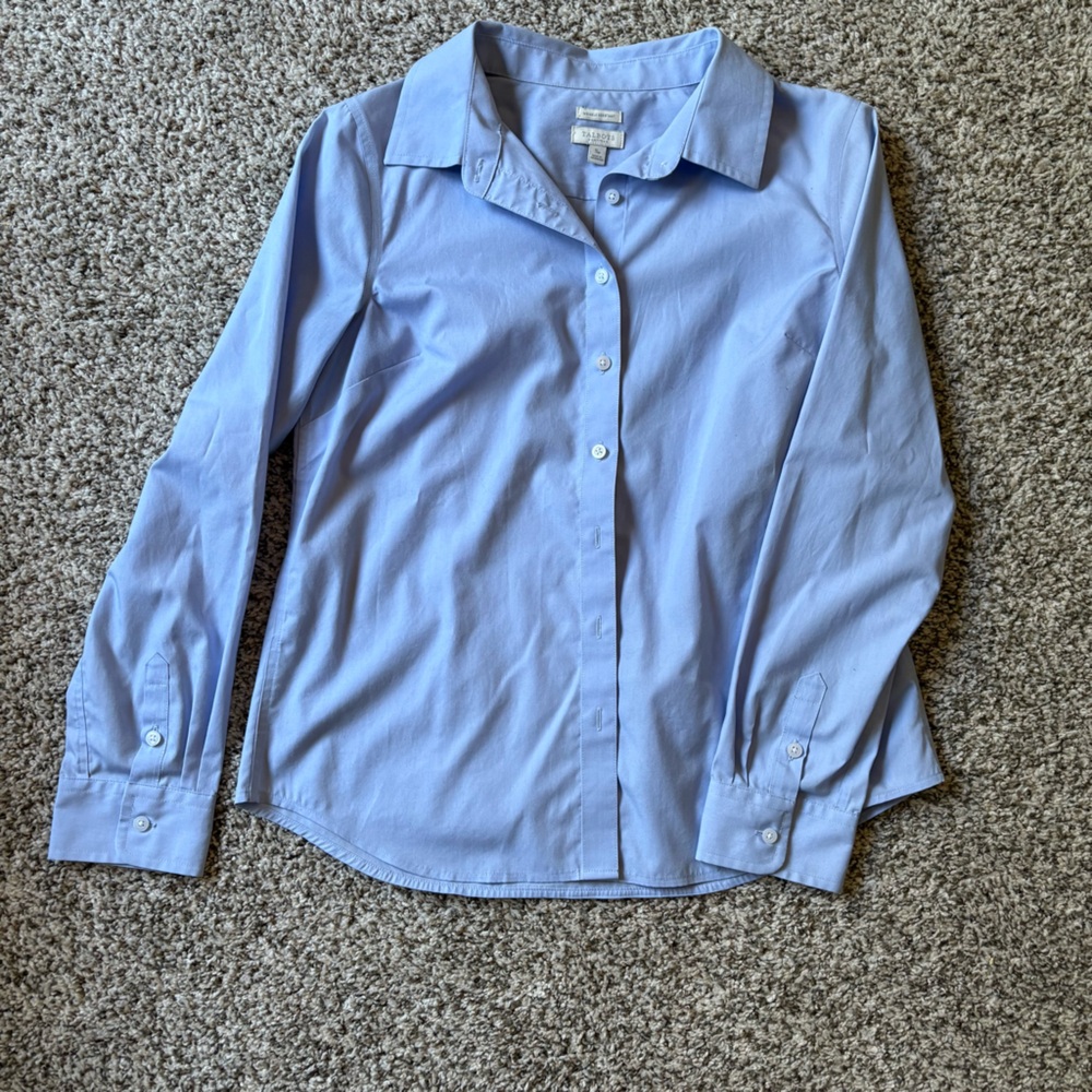 Talbots Sky Blue Button Down Shirt